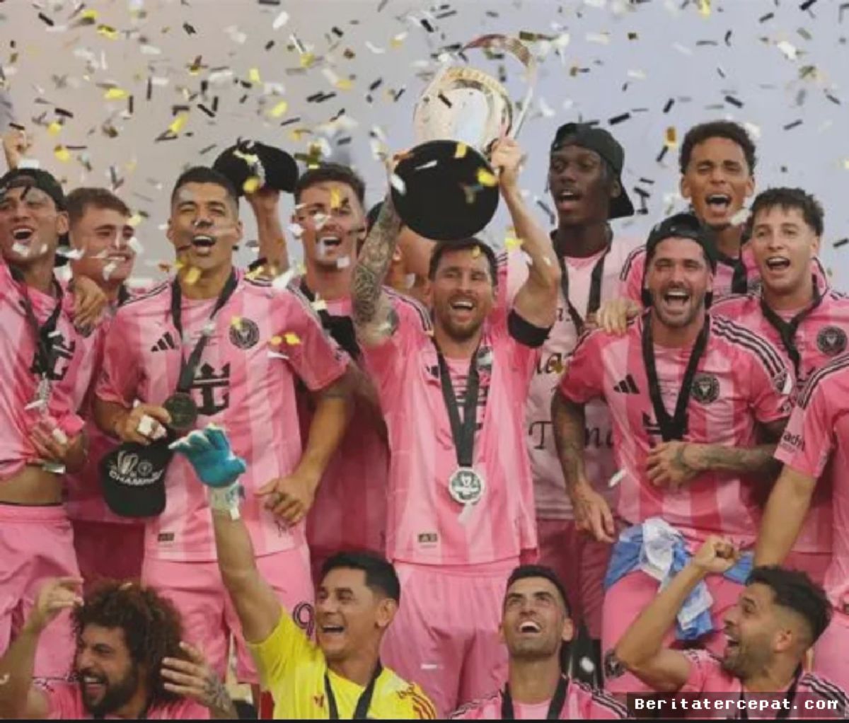 Kily González Debut Manis Bawa Inter Miami Juara Campeones Cup
