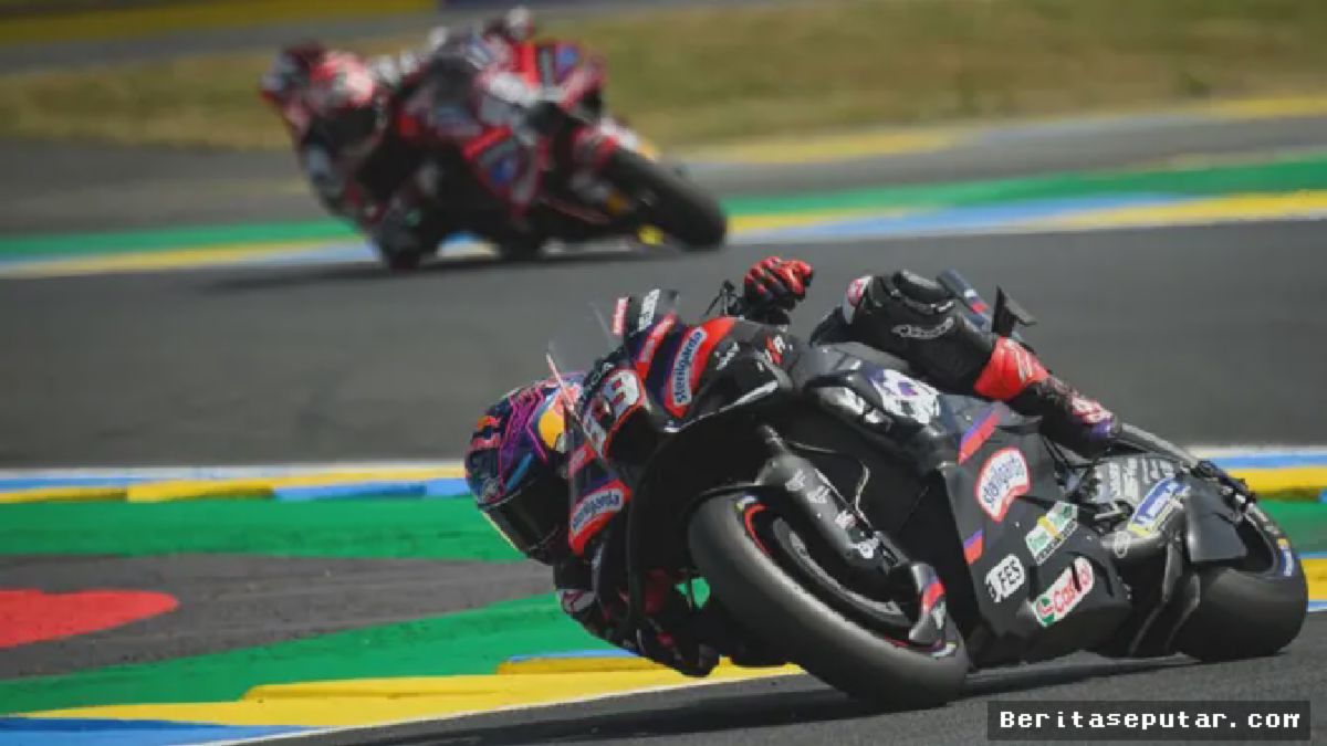 Jorge Martin Tumbang saat Memimpin Sprint MotoGP Le Mans