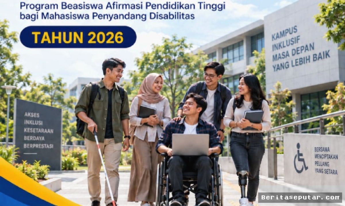 Kemdiktisaintek Buka Pendaftaran Beasiswa ADik Disabilitas 2026