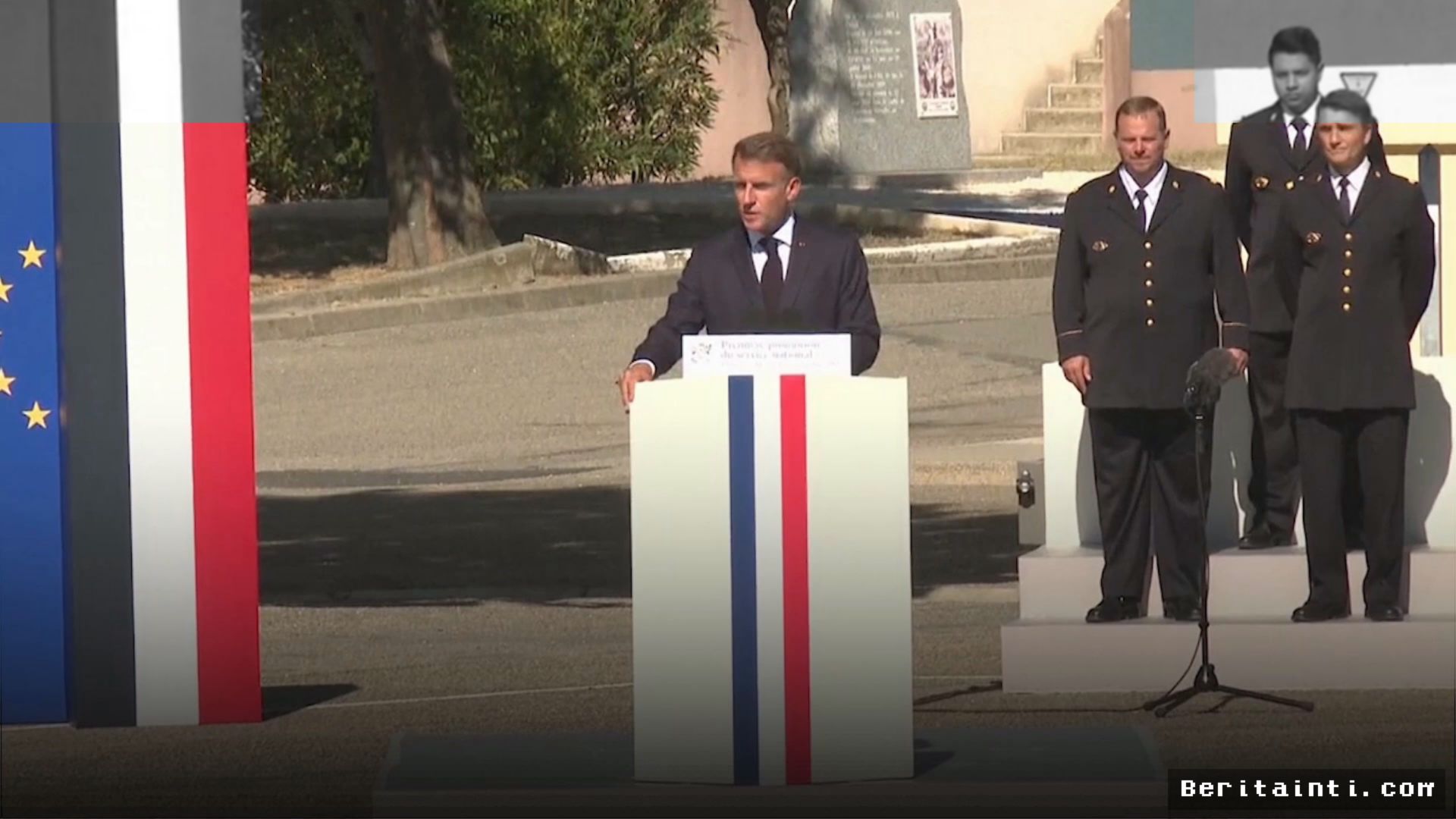 ORANGE — Emmanuel Macron Resmikan Angkatan Pertama Wajib Militer Prancis