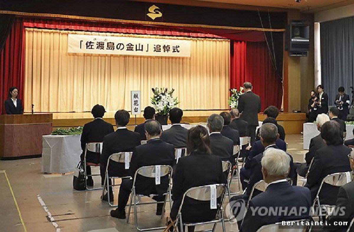 TOKYO — Jepang Kembali Absen Sebut Kerja Paksa Korea di Tambang Sado