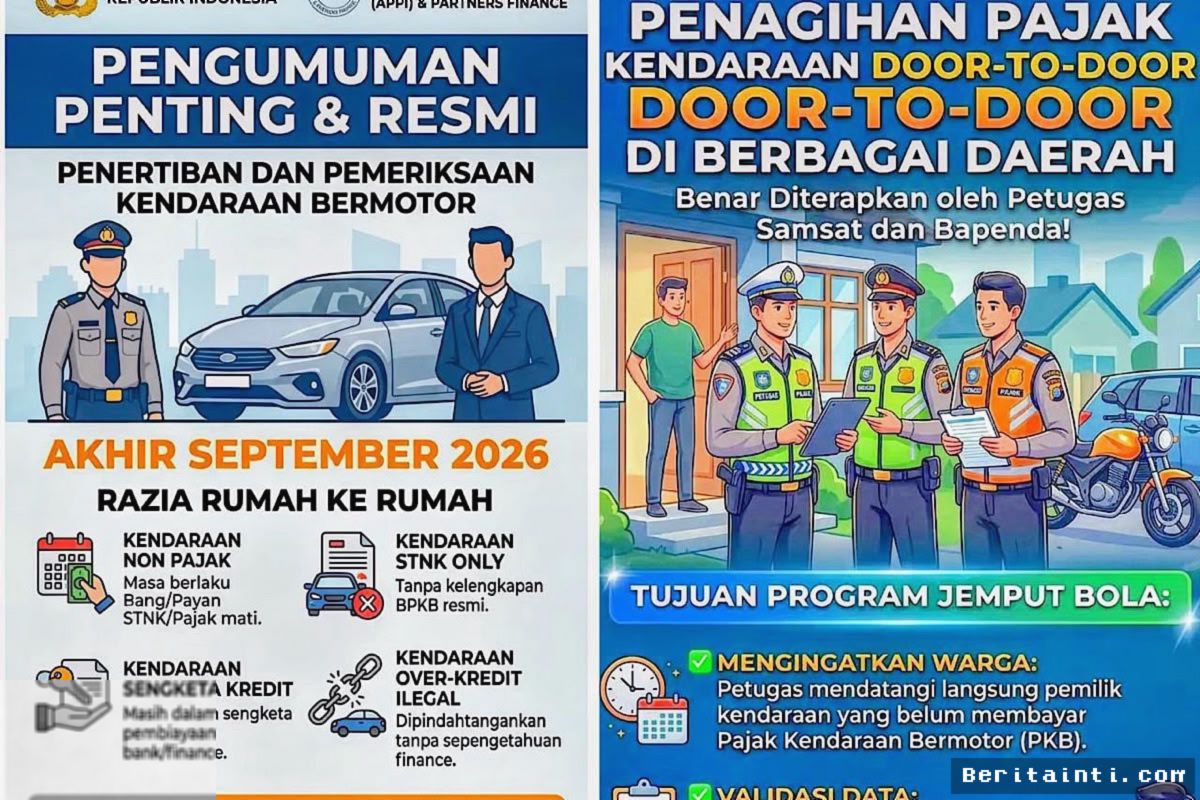 JAKARTA — Korlantas Polri Pastikan Isu Penagihan Pajak Rumah ke Rumah Hoaks