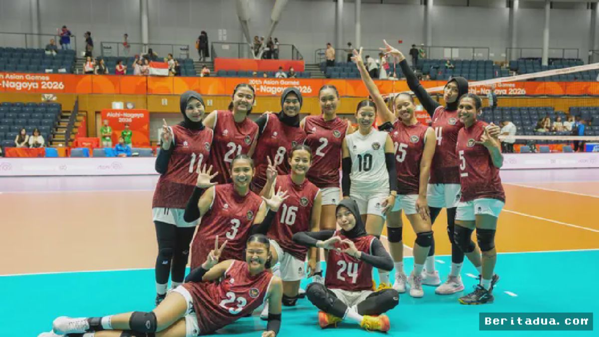 Timnas Voli Putri Indonesia Tumbangkan Nepal Tiga Set Langsung