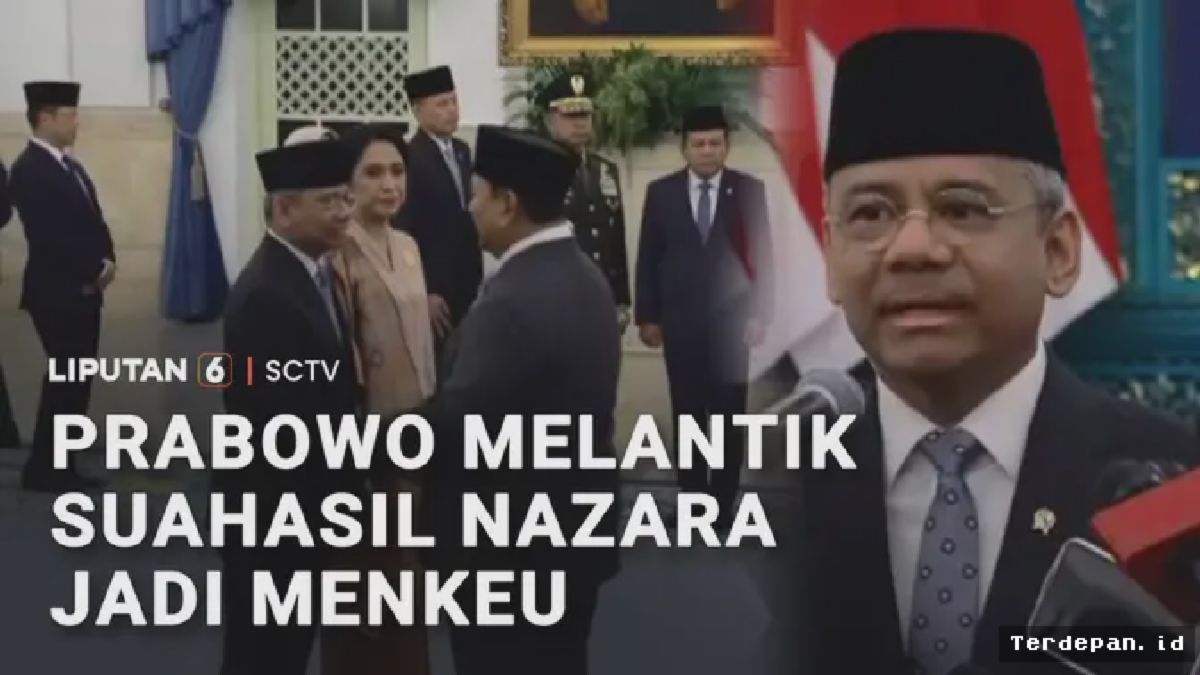 Prabowo Lantik Suahasil Nazara Sebagai Menteri Keuangan Baru