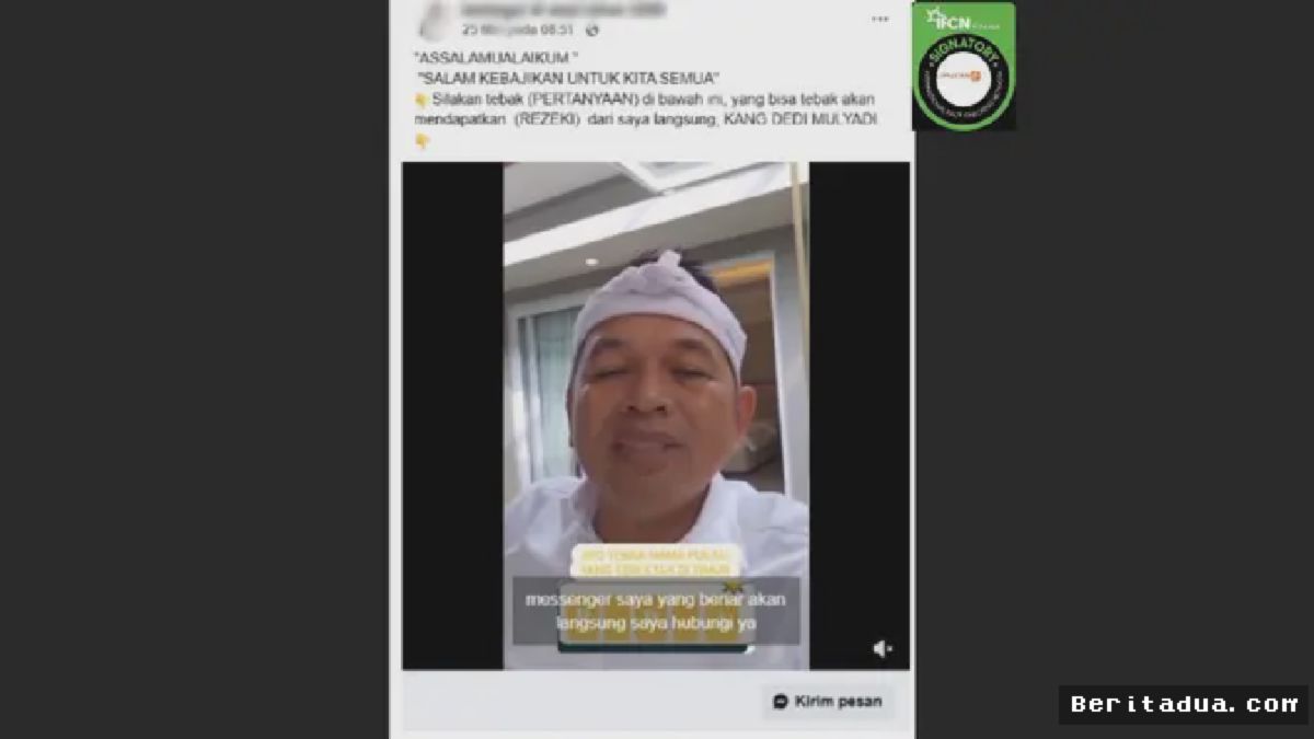 Cek Fakta: Video Kuis Berhadiah Ratusan Juta Dedi Mulyadi Terbukti Hoaks