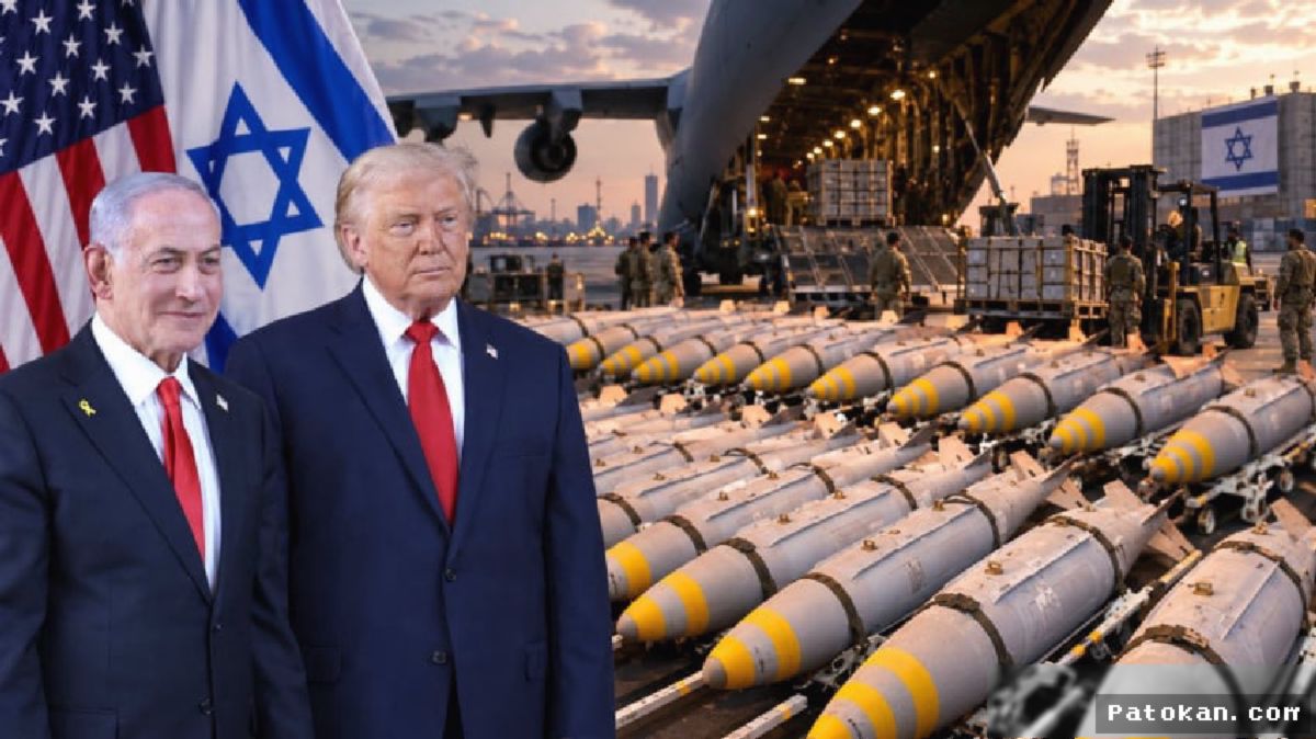 WASHINGTON — Trump Siapkan Bantuan 40.000 Bom Rp49 Triliun untuk Israel