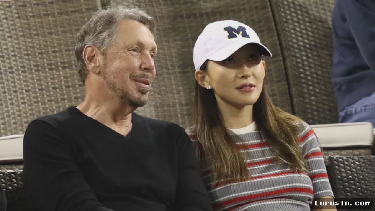 Larry Ellison Pamer Kedekatan dengan Jolin Zhu di Turnamen Indian Wells