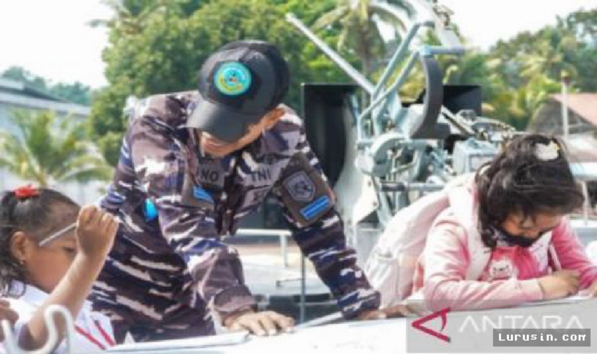 Kodaeral IX Ambon Ajak 91 Siswa SD Kenali Pertahanan Maritim