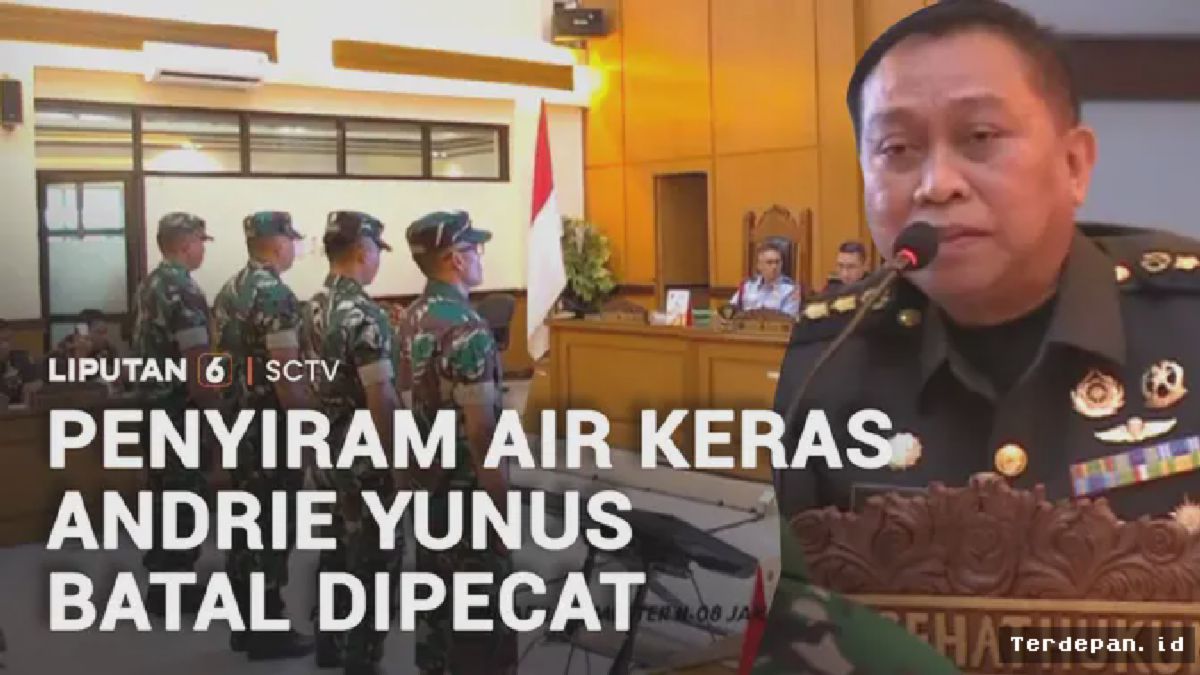 JAKARTA — Pengadilan Militer Batalkan Pemecatan Prajurit Penyiram Air Keras