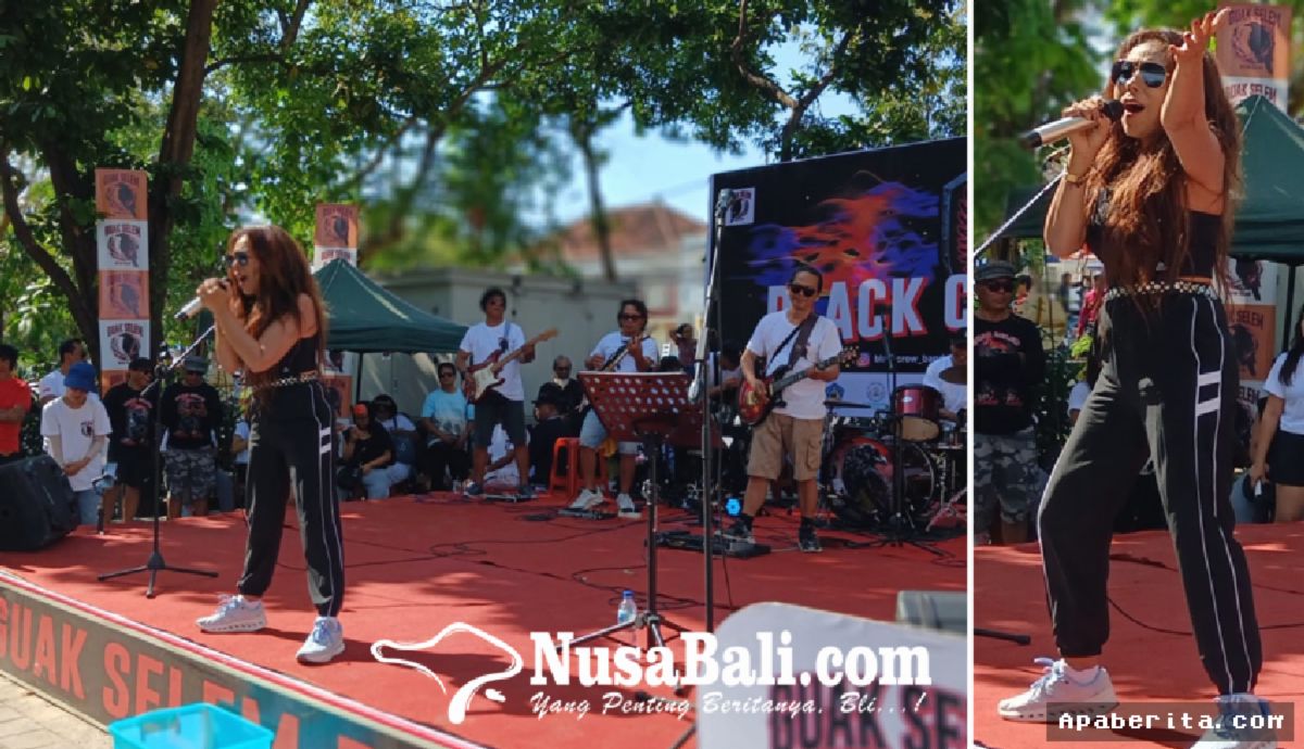 DENPASAR — Panggung Permanen Black Crow Semarakkan Suasana CFD Renon