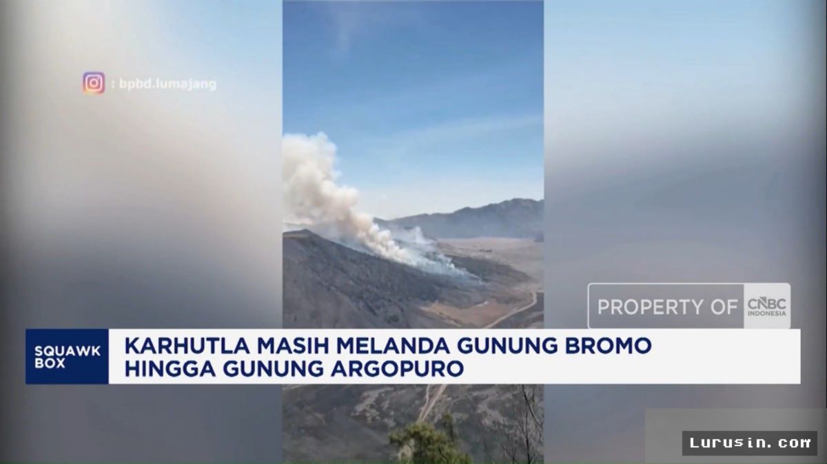 JAWA TIMUR — Karhutla Meluas di Gunung Bromo dan Argopuro