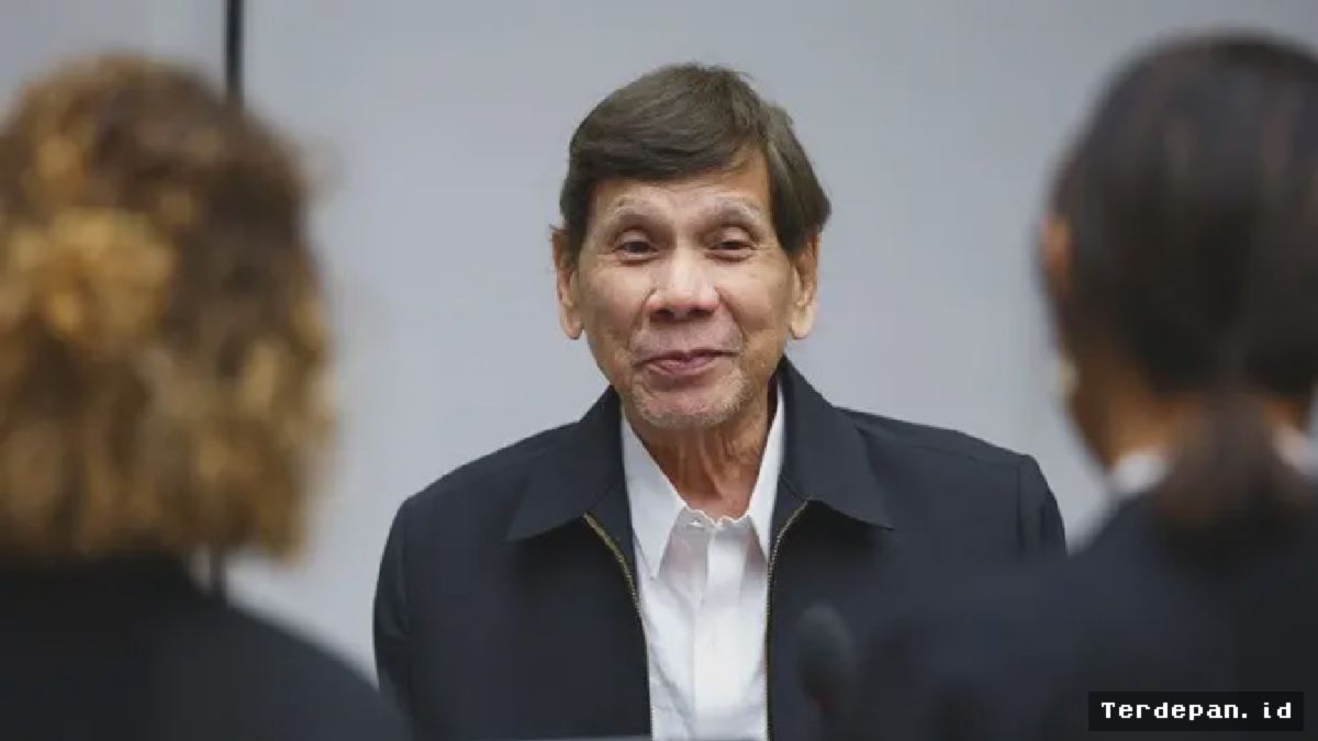 Rodrigo Duterte Hadiri Sidang Mahkamah Pidana Internasional di Den Haag