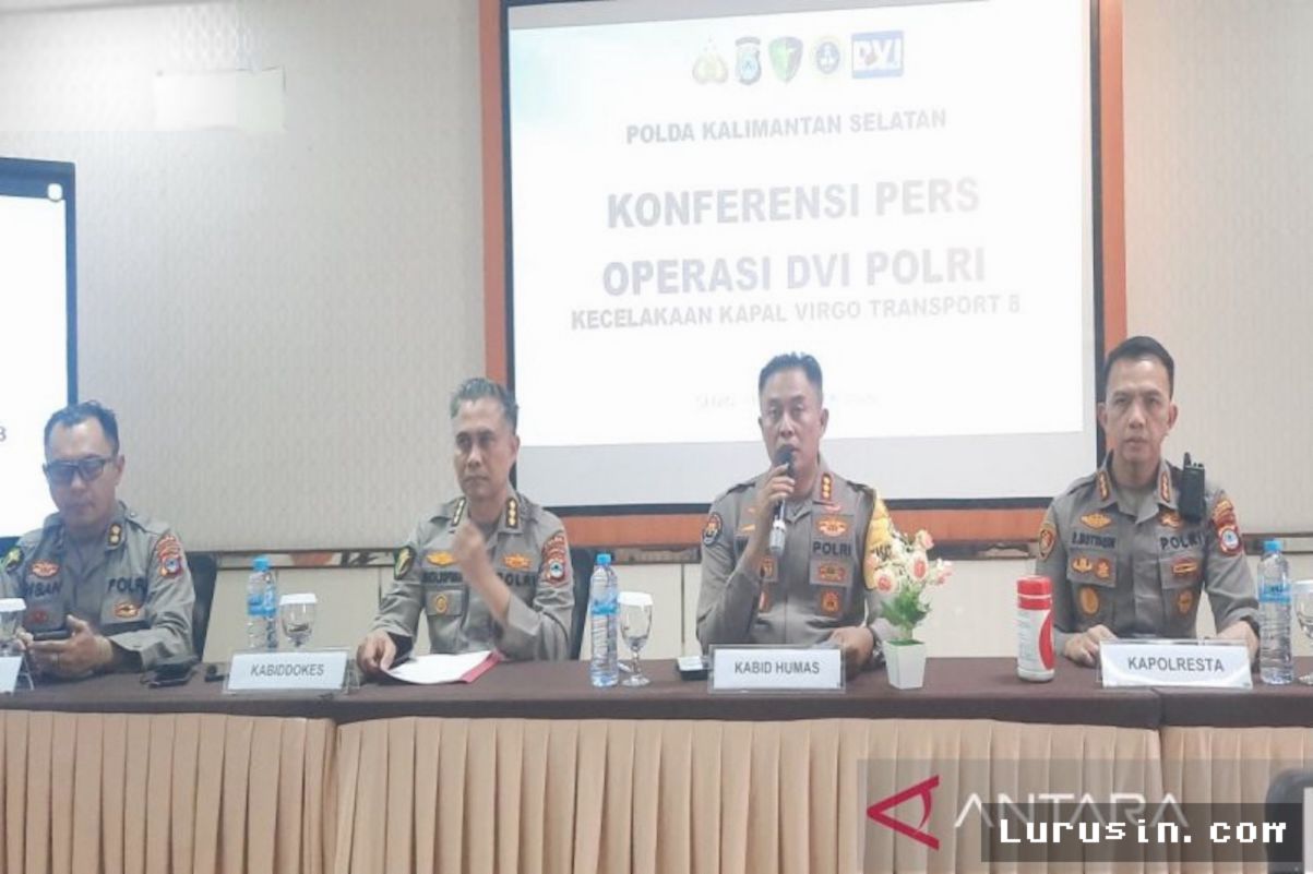 BANJARMASIN — Tim DVI Polda Kalsel Berhasil Identifikasi Korban Kapal Virgo