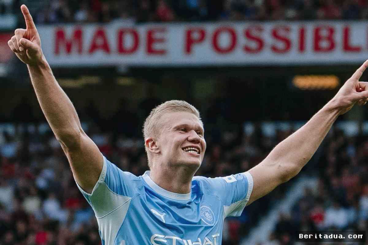 MANCHESTER — Erling Haaland Sah Jadi Raja Gol Derby Manchester