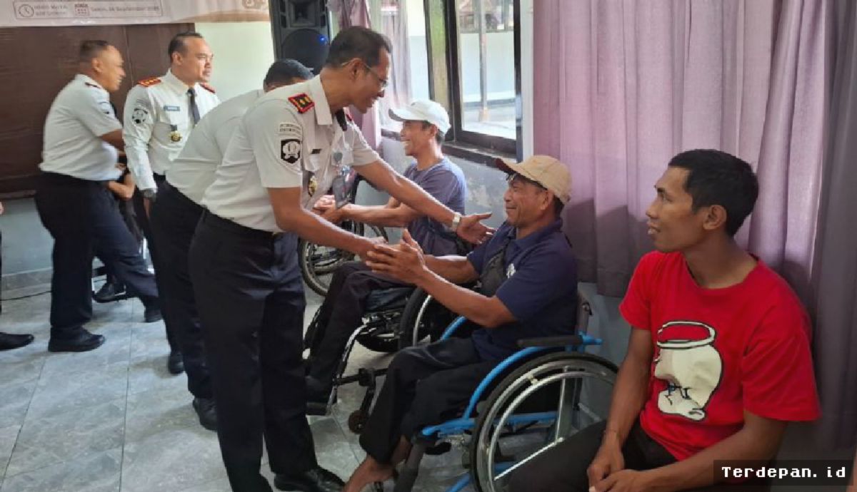 Rutan Gianyar Salurkan Bantuan Sembako ke Yayasan Cahaya Mutiara Ubud