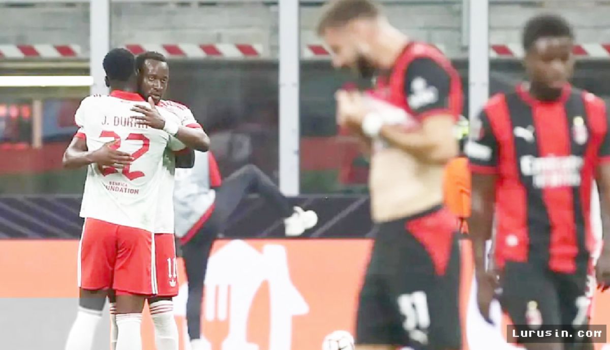 AC Milan Tumbang di San Siro Usai Dihantam Benfica Dua Gol