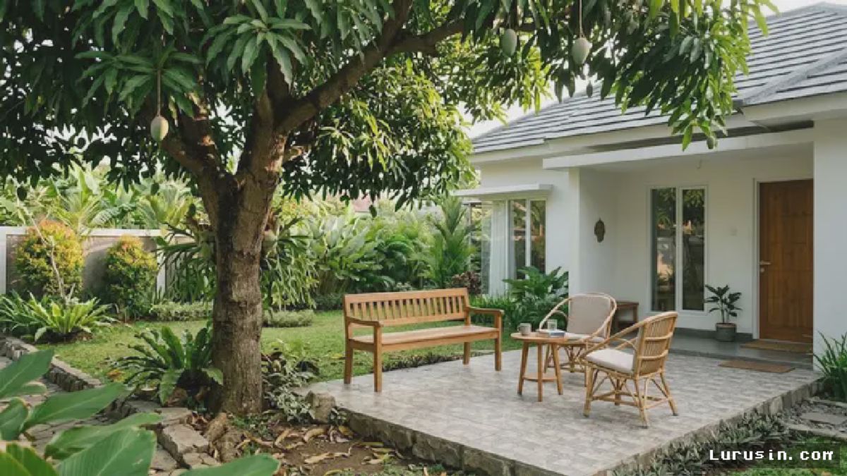 Trend Desain AI Sulap Pohon Mangga Rumah Jadi Peneduh Estetik