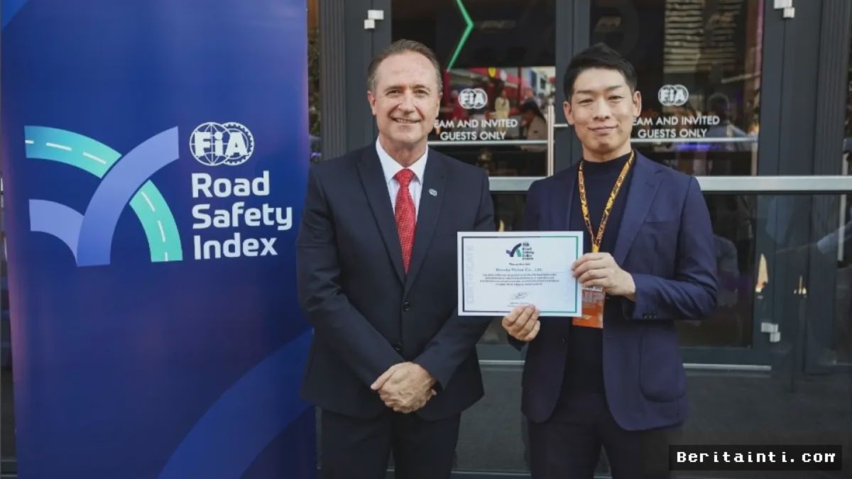 Honda Raih Bintang Lima FIA Road Safety Index Pertama di Dunia