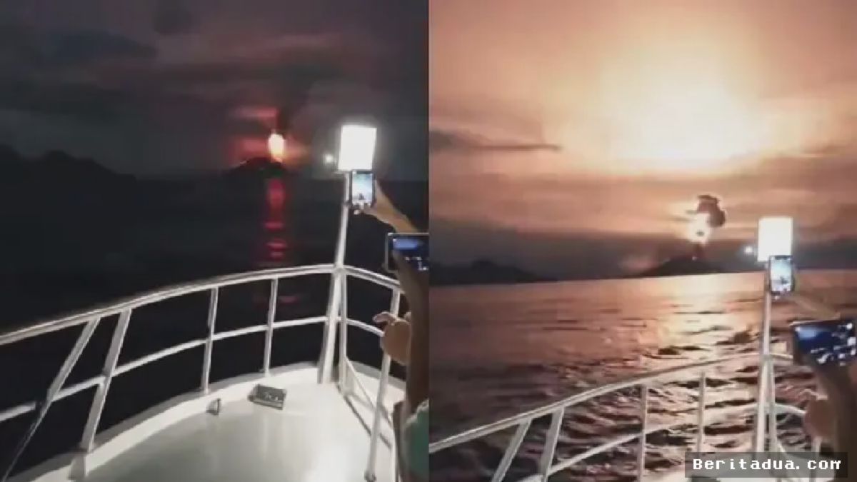 PVMBG Tegaskan Video Viral Letusan Dahsyat Anak Krakatau Adalah Hoaks