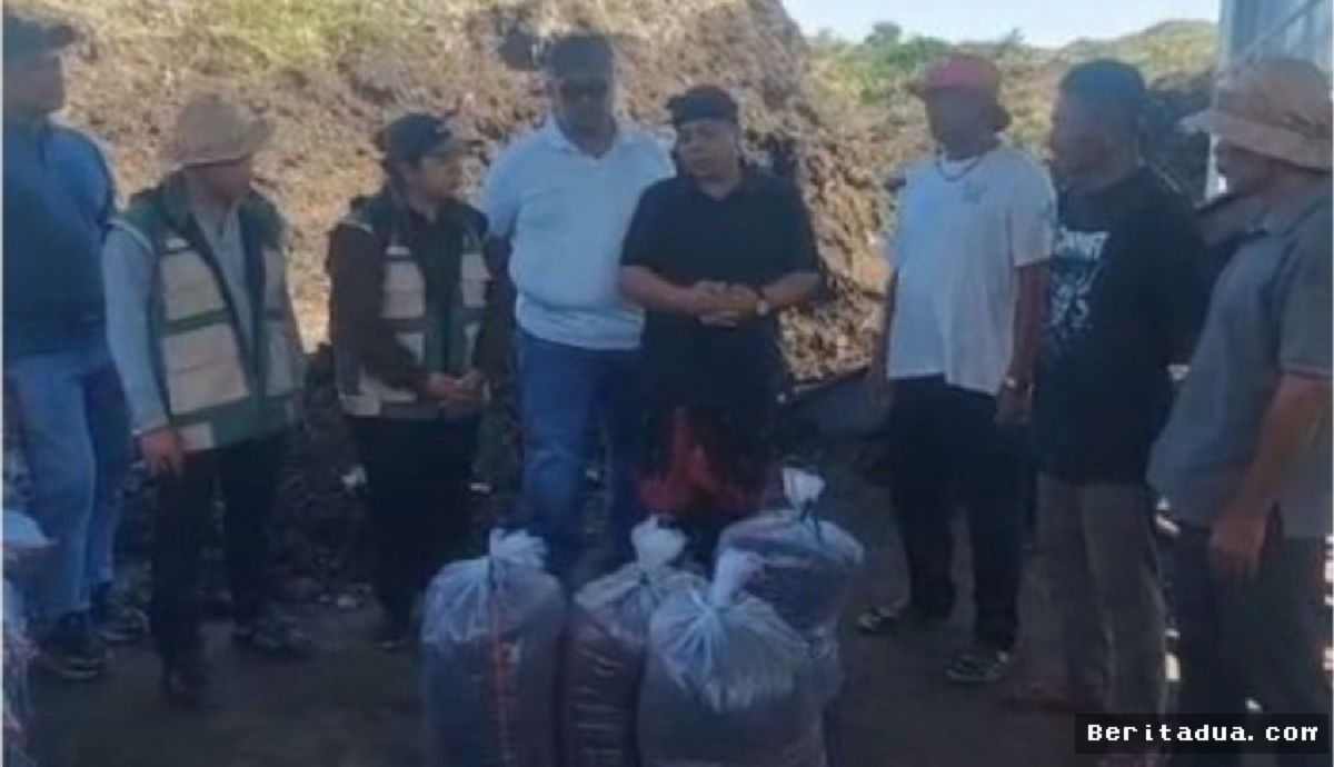 GIANYAR — TPA Temesi Sulap 2 Ton Sampah Organik Jadi Media Tanam