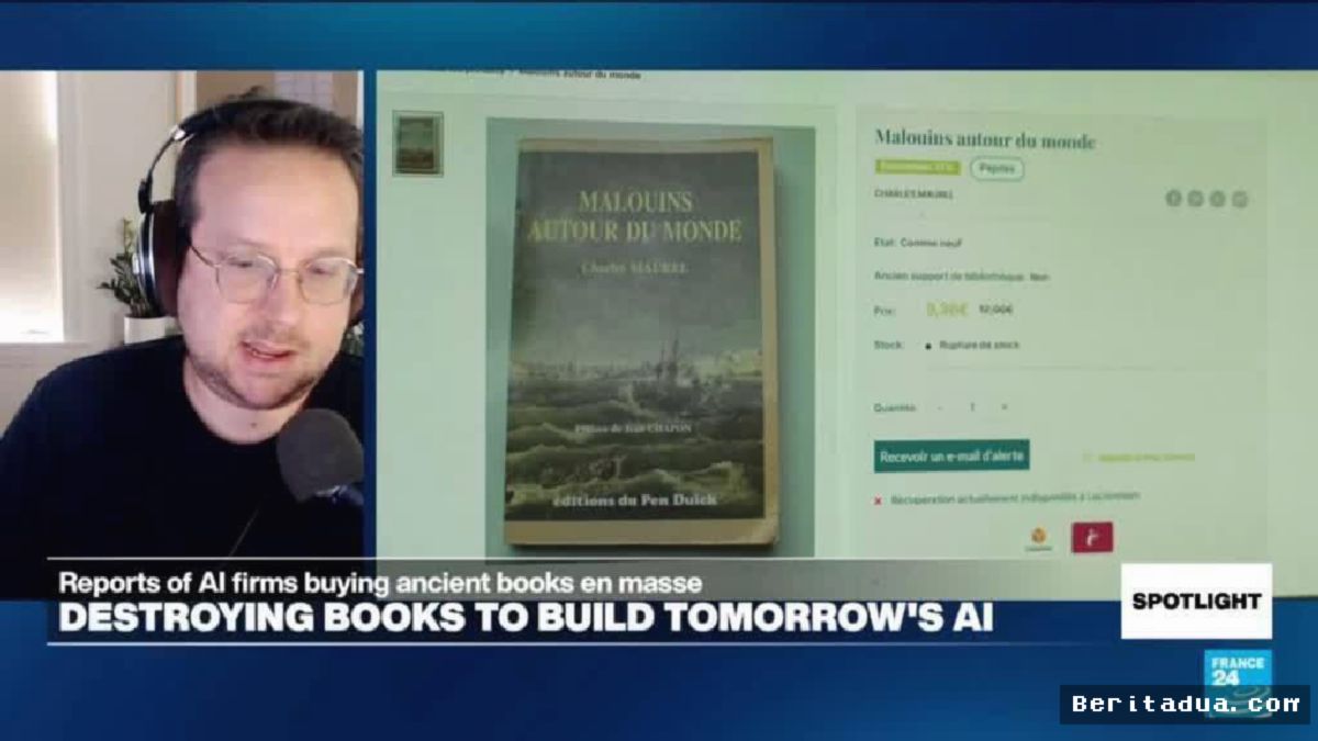 404 Media Ungkap Ribuan Buku Langka Dihancurkan Demi Data AI