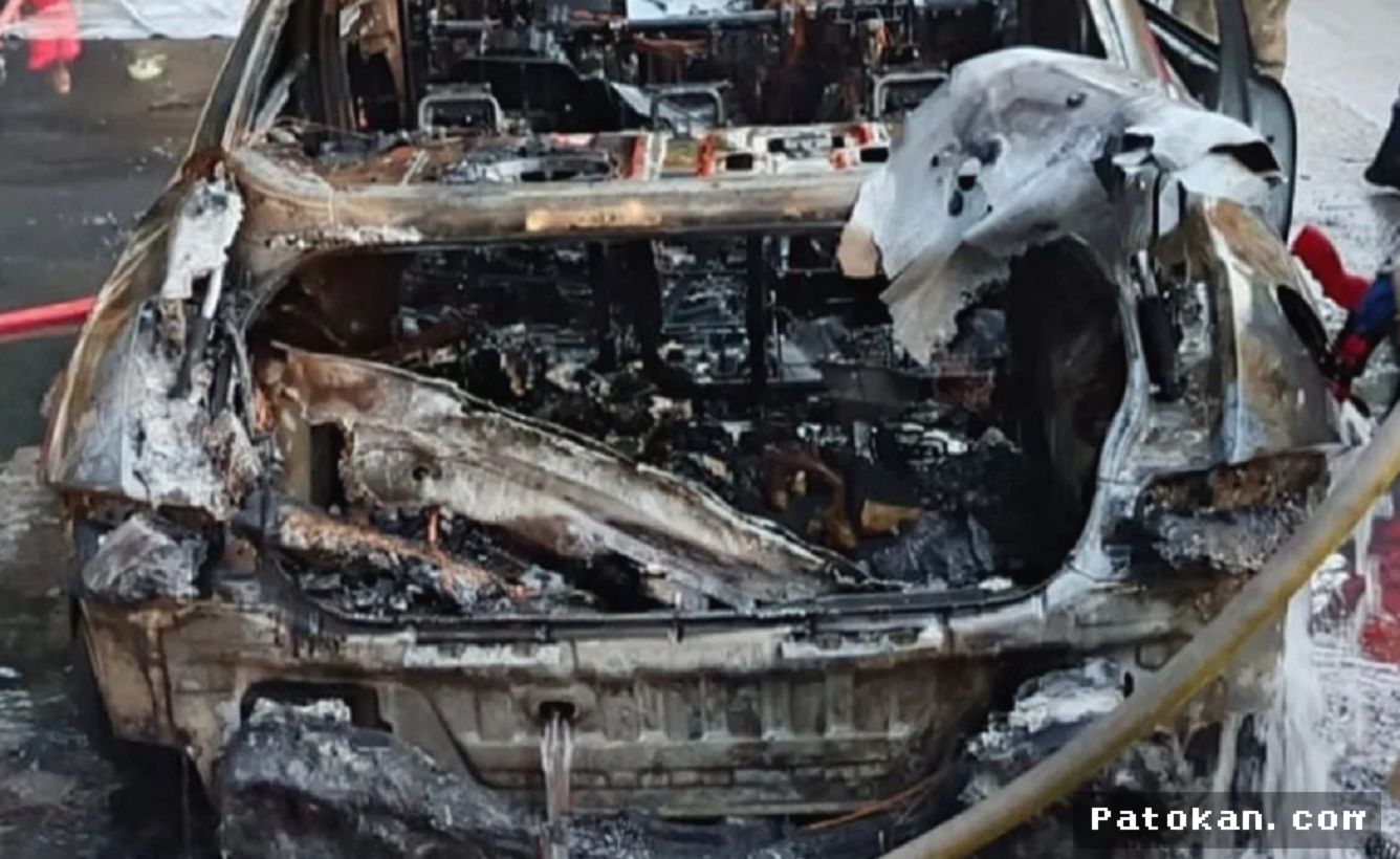 JAKARTA — Mobil Listrik Hyundai Ioniq 6 Terbakar Usai Nabrak Separator