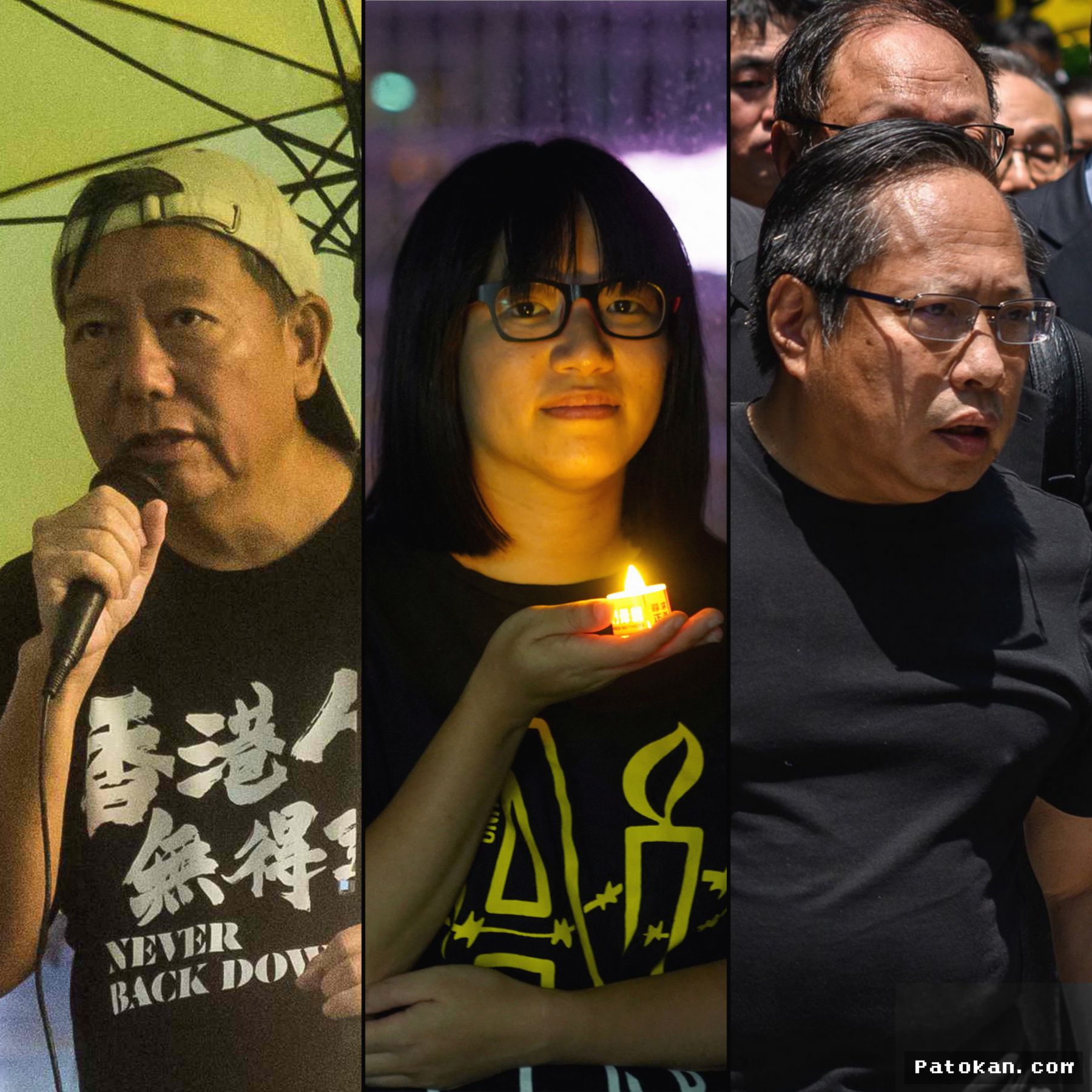 Hong Kong Vonis Penjara Tiga Tokoh Penggagas Malam Renungan Tiananmen