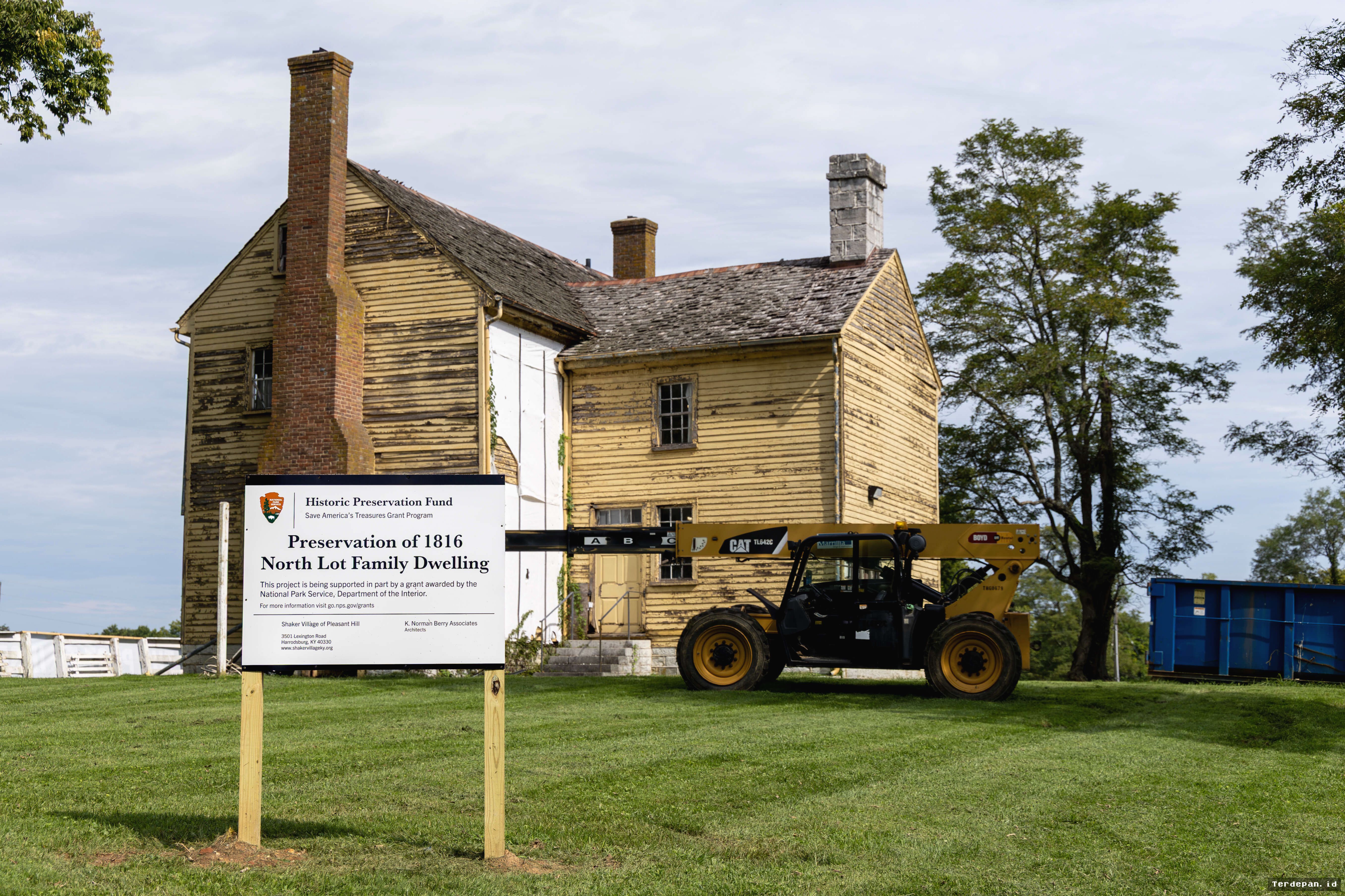 KENTUCKY — Bangunan Historis Shaker Berusia 208 Tahun Dipugar