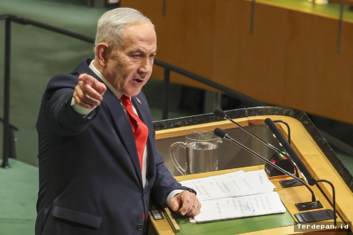 Netanyahu Bela Israel di PBB Saat Delegasi Keluar Masal