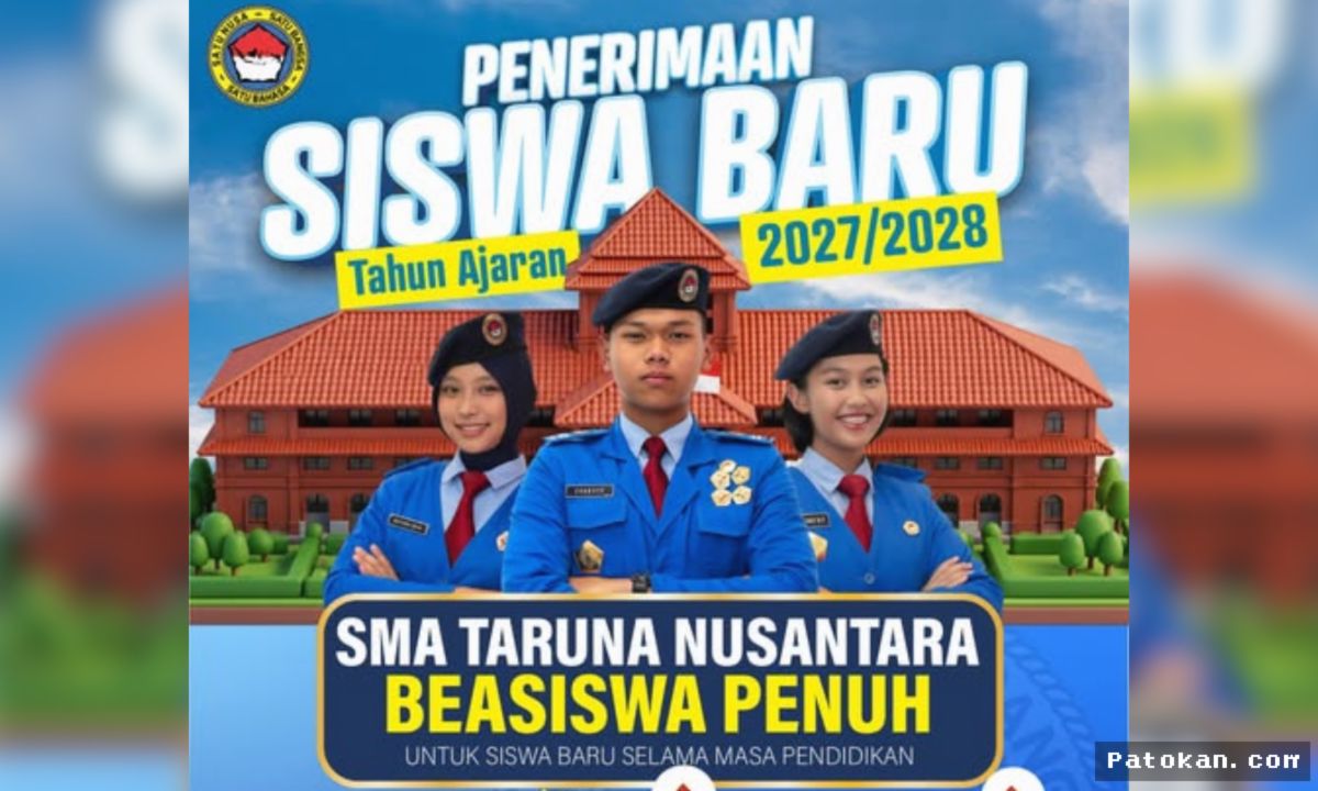 SMA Taruna Nusantara Buka Pendaftaran Siswa Baru Hingga 23 September