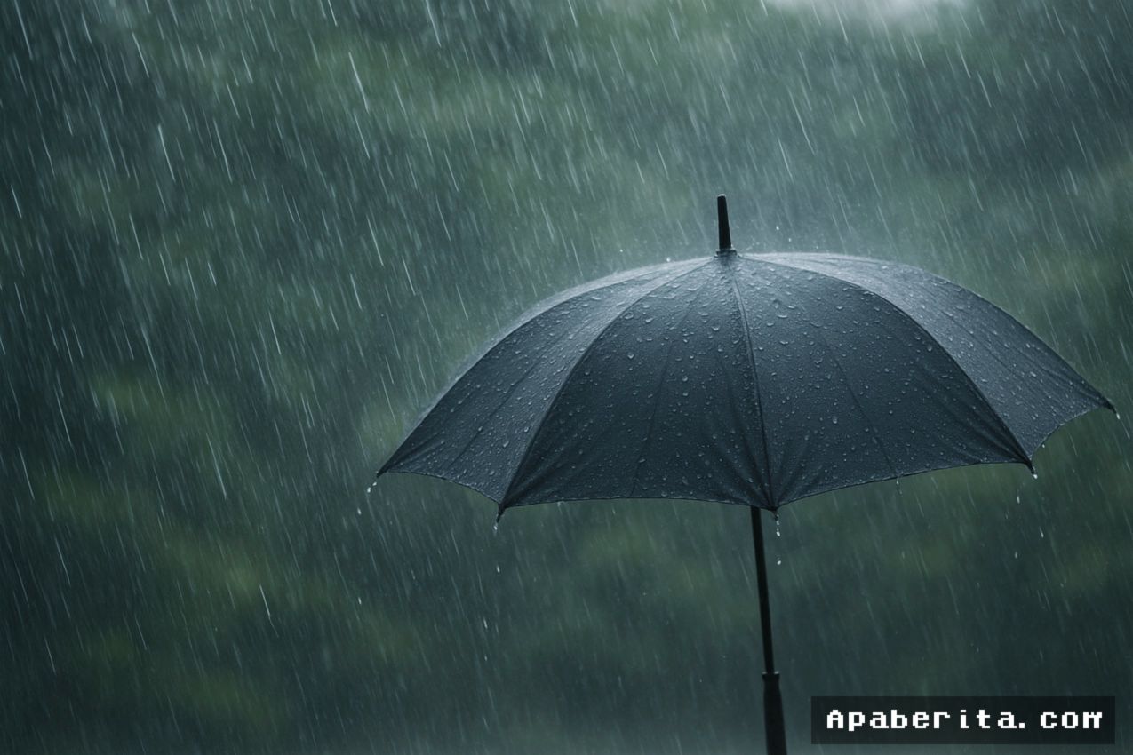 Jawa Barat — BMKG Diprakirakan Hujan Ringan Guyur Sejumlah Wilayah