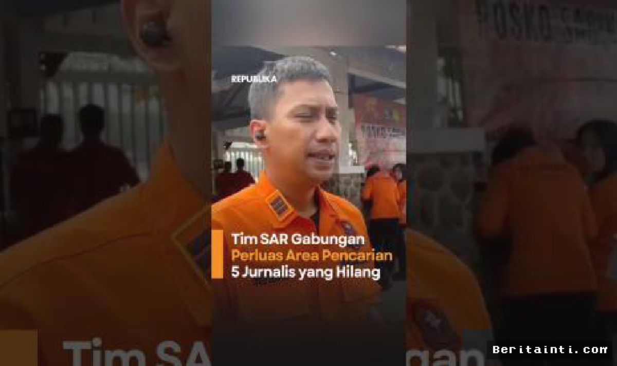 Selat Sunda — Tim SAR Perluas Area Pencarian 5 Jurnalis Hilang