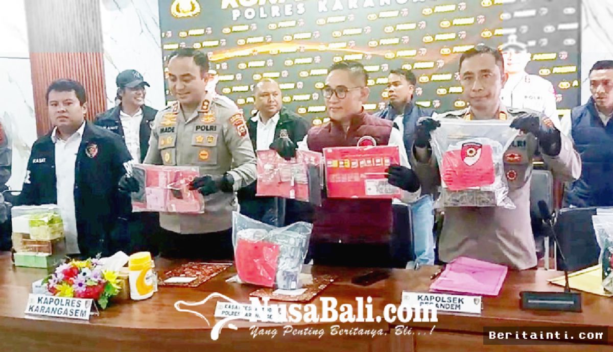 Polres Karangasem Ringkus 10 Tersangka dari Berbagai Kasus Kriminalitas