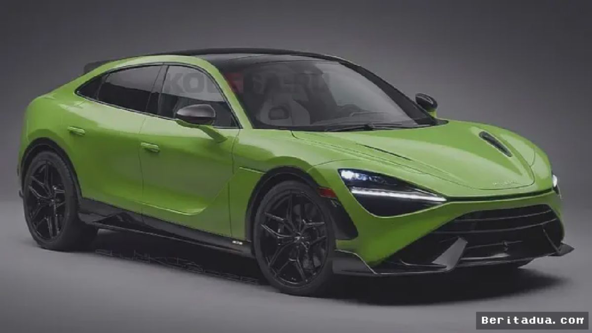 McLaren Pamerkan Rendering SUV Pertama Bernuansa Hijau Limau