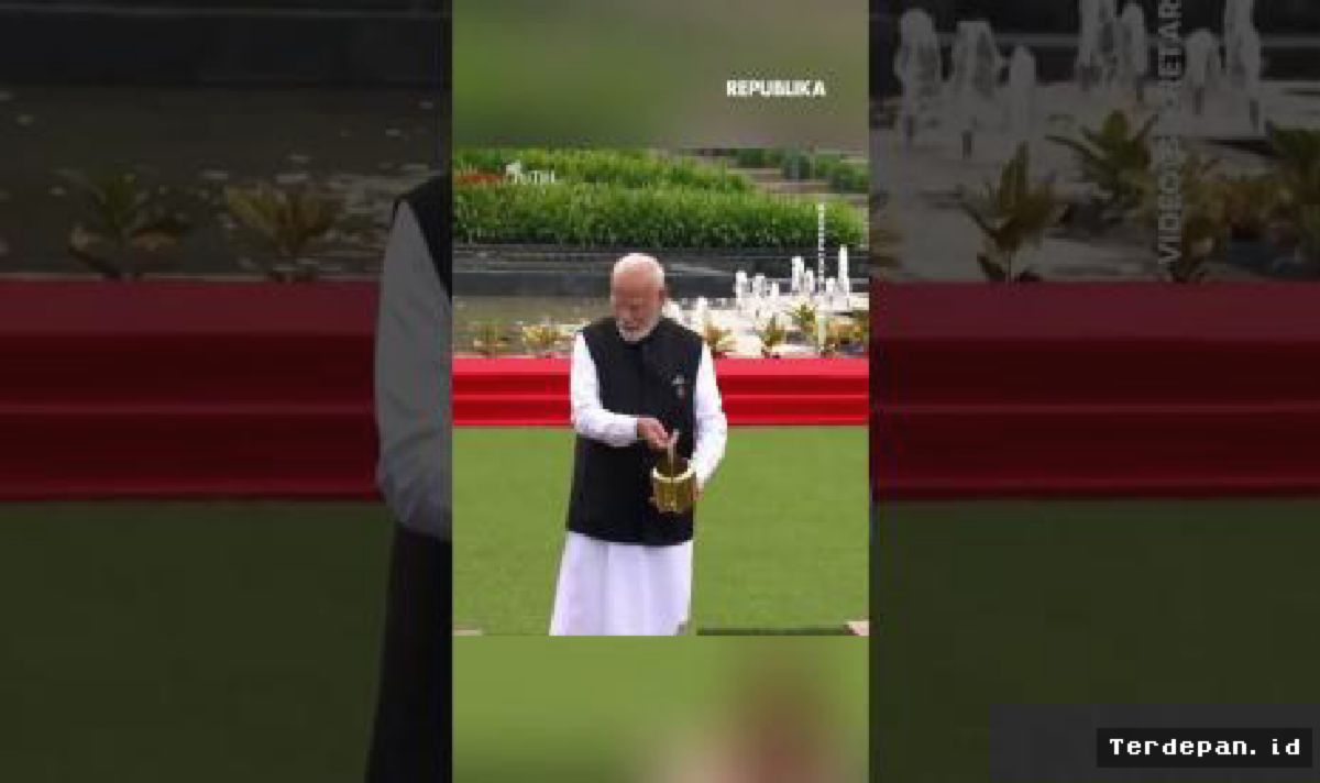 NEW DELHI — Prabowo Siram Bibit Pohon Bersama Putin dan Xi Jinping
