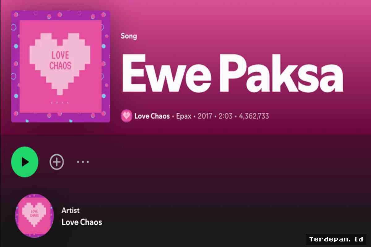 JAKARTA — Lagu Ewe Paksa Love Chaos Viral, Warganet Kecam Liriknya