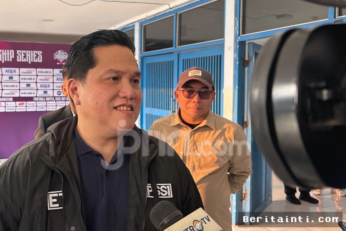 JAKARTA — Erick Thohir Bawa Manchester United Bicara Target Piala Asia 2027