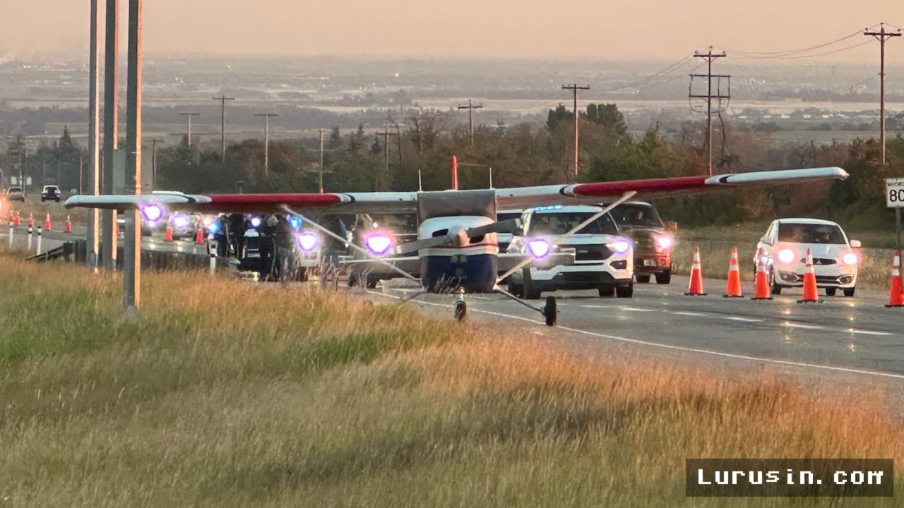 Kanada — Pesawat Cessna 172 Mendarat Darurat di Jalan Raya Edmonton