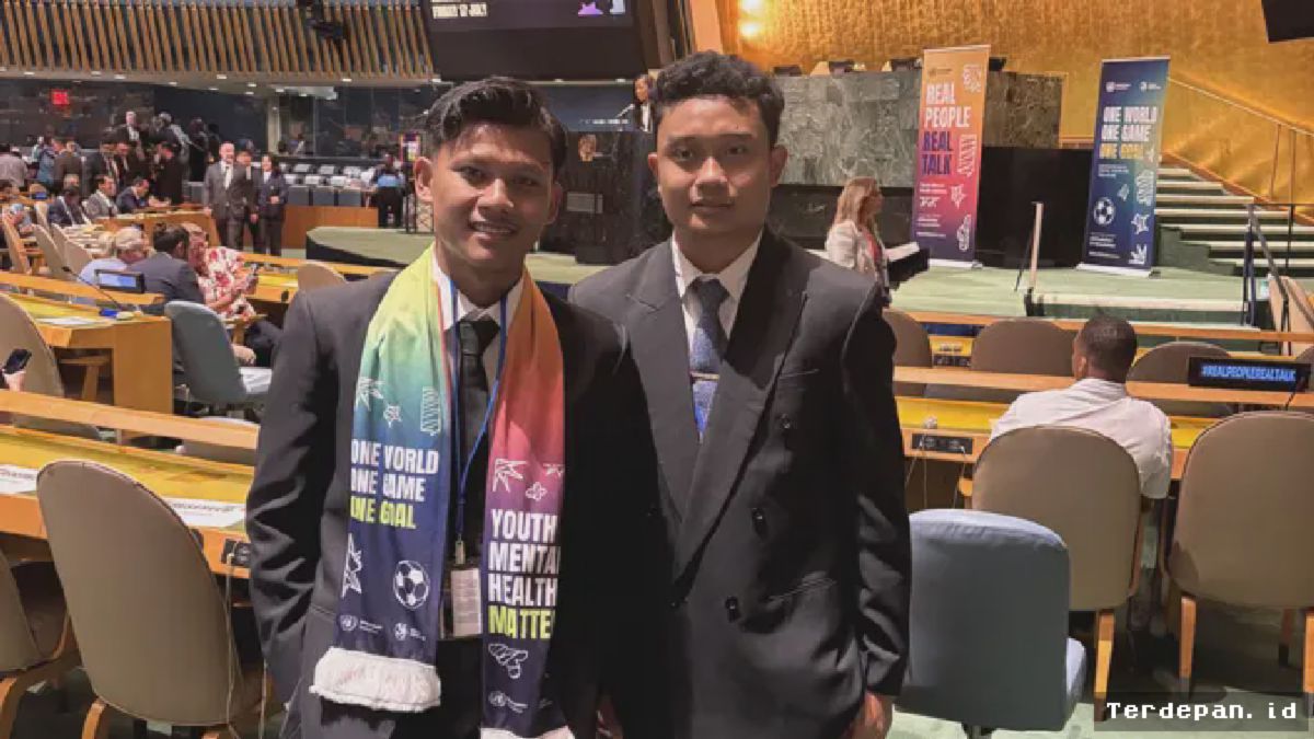 NEW YORK — Delegasi Liga Universitas Wakili Indonesia di Markas PBB