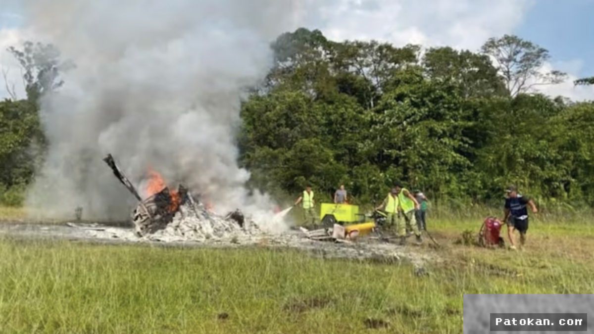 MALAYSIA — Helikopter Medis Jatuh di Sarawak, Lima Orang Tewas