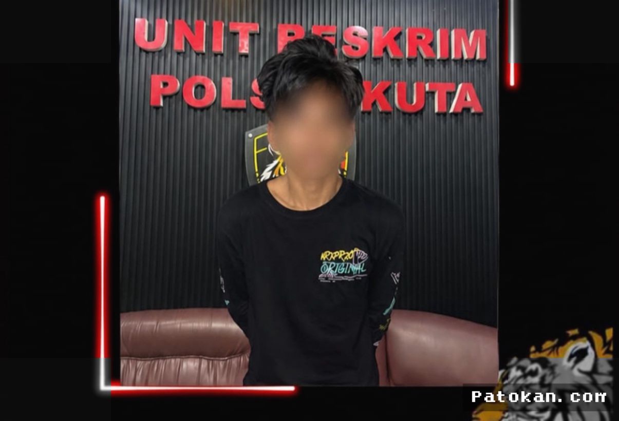 Polsek Kuta Bekuk Pemuda Karangasem Spesialis Jambret Turis Asing di Seminyak