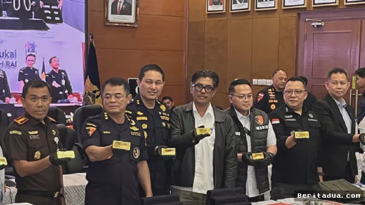 JAKARTA — Bea Cukai Gagalkan Ekspor Emas Ilegal Rp 8,5 Miliar