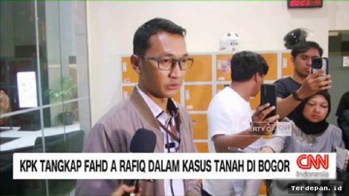 BOGOR — KPK Tangkap Politisi Golkar Fahd A. Rafiq dalam OTT