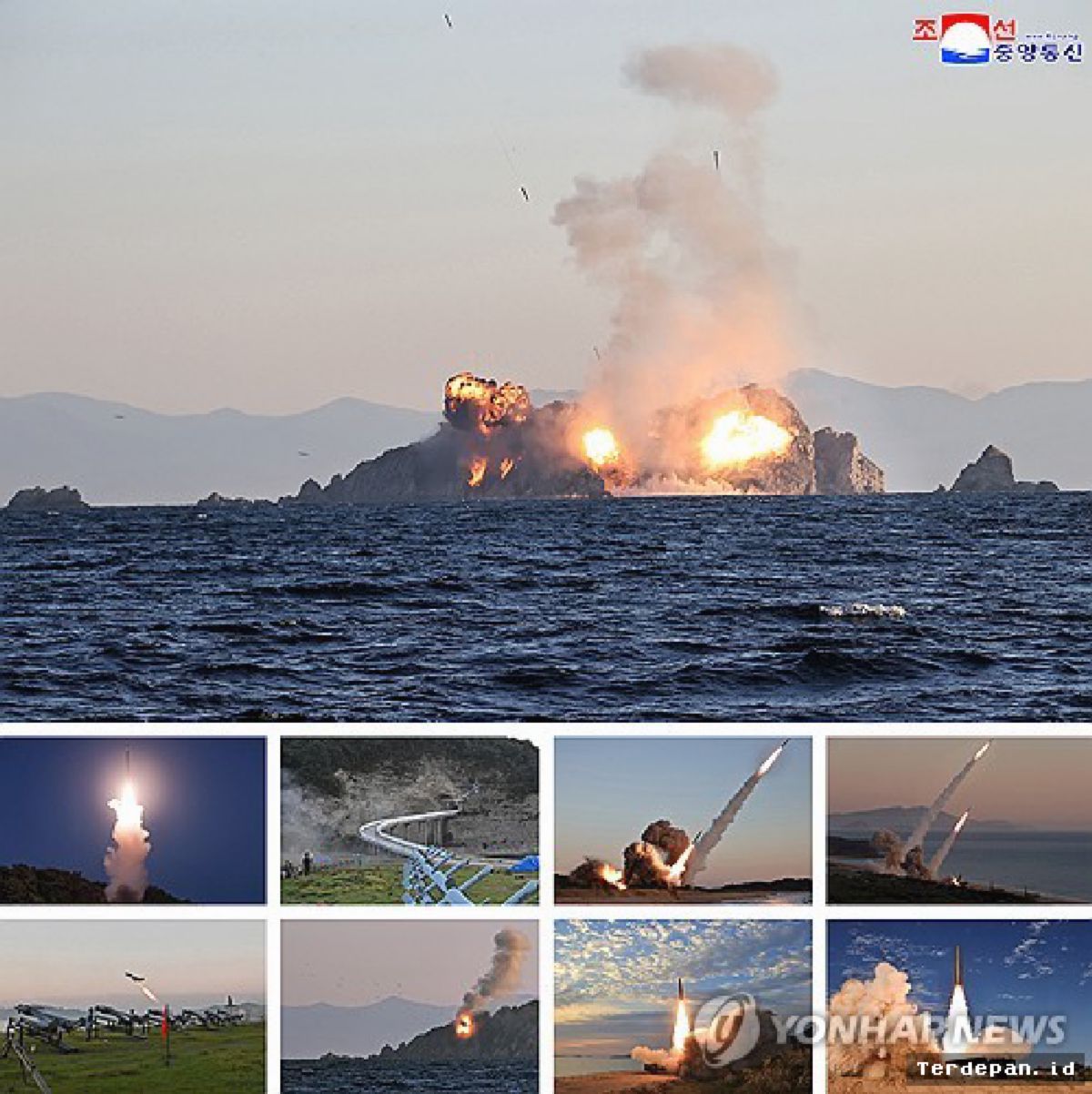 PYONGYANG — Korea Utara Uji Coba Rudal Balistik Lewat Latihan Serangan