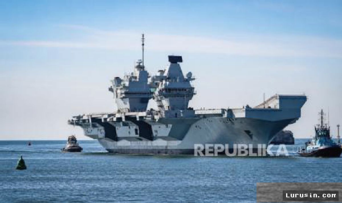 LONDON — Kapal Induk HMS Queen Elizabeth Kembali Berlayar Perkuat NATO