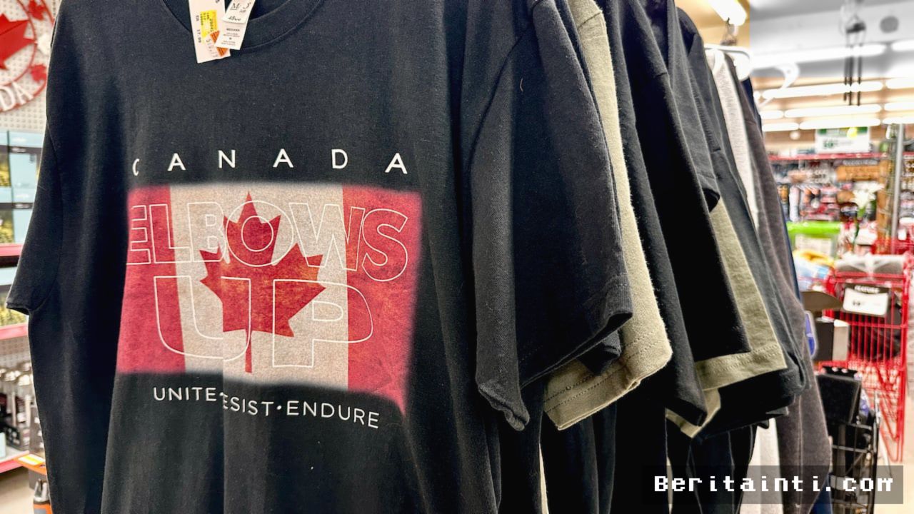 KANADA — Perusahaan Berebut Hak Komersial Slogan Patriotik "Elbows Up"