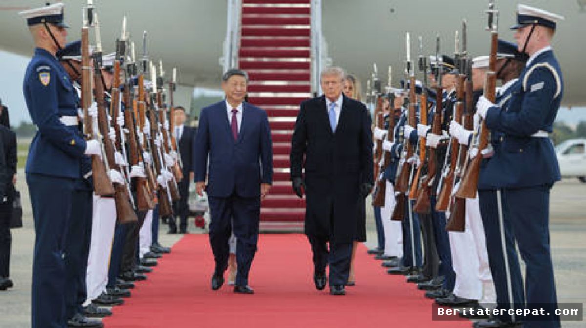 Trump Sambut Xi di Washington, Perang Dagang AS-China Disepakati Gencatan Sejenak