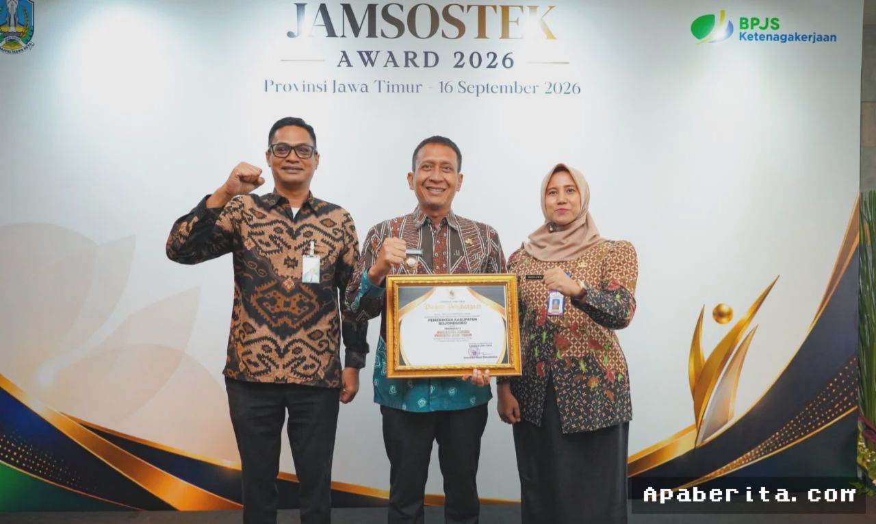 Pemkab Bojonegoro Sabet Peringkat Kedua Jamsostek Award Jawa Timur
