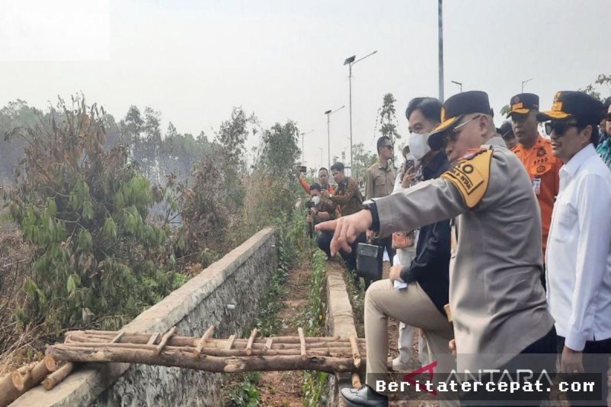 BANJARBARU — Wapres Gibran Minta Polisi Tindak Tegas Pelaku Karhutla