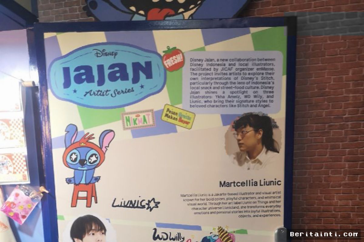 JAKARTA — Tiga Ilustrator Lokal Olah Karakter Disney Berkonsep Jajanan Pasar